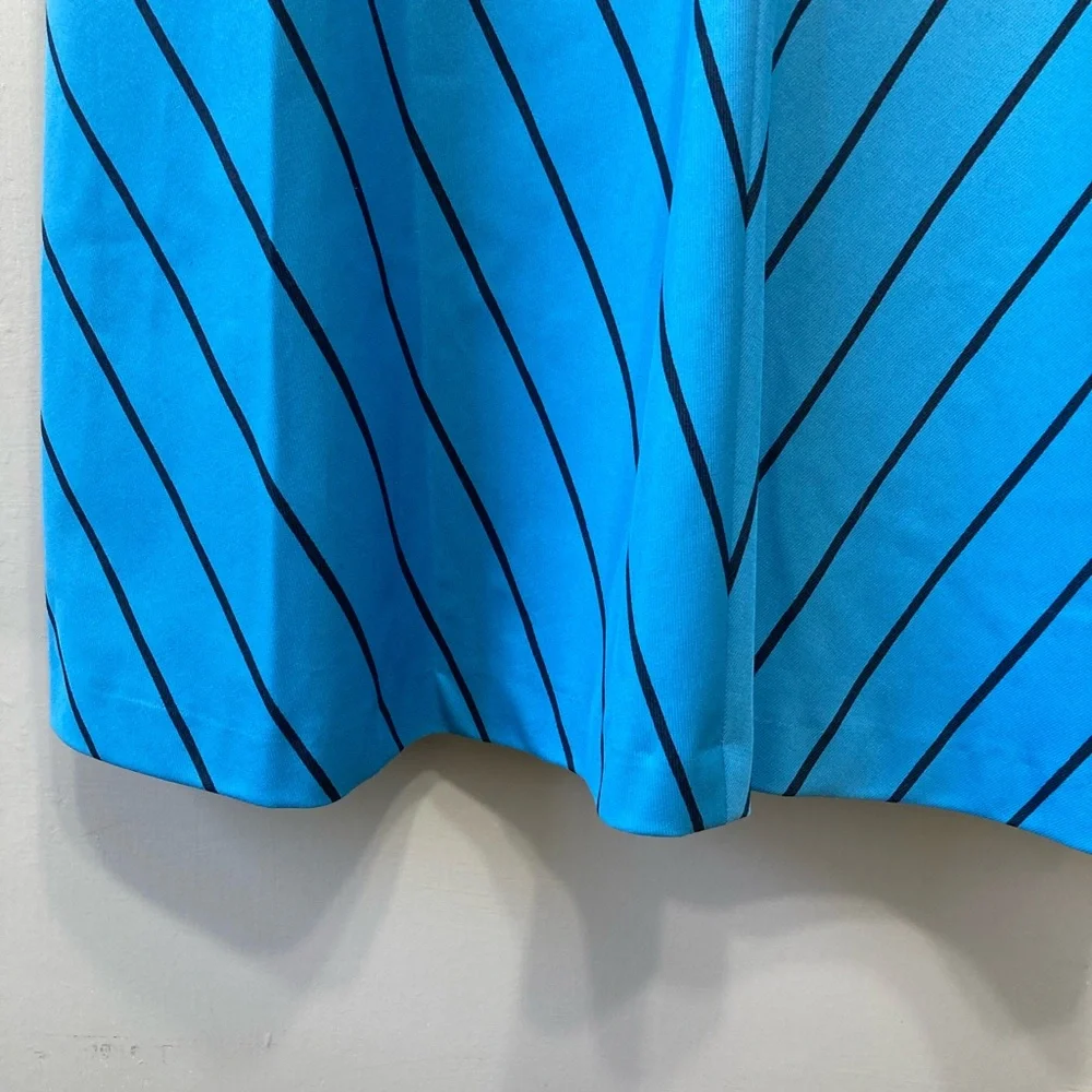 Marimekko Pouta Kiskoraita Blue Chevron Skirt - Picture 5 of 8